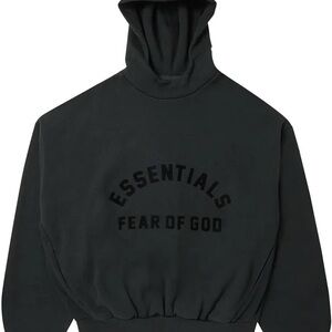 Fear of God Jet Black Hoodie